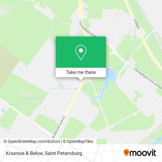 Krasnoe & Beloe map