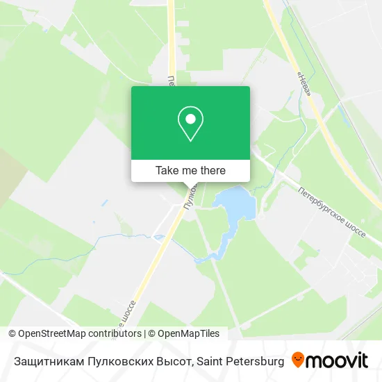 Защитникам Пулковских Высот map