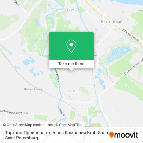 Торгово-Производственная Компания Kraft Span map
