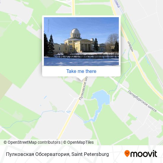 Пулковская Обсерватория map