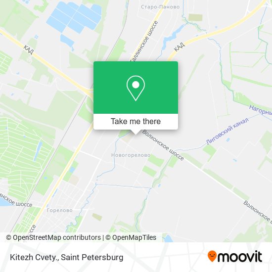 Kitezh Cvety. map