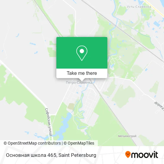Основная школа 465 map