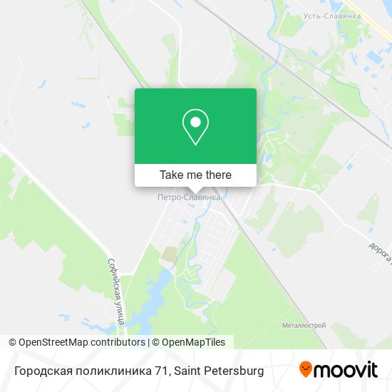 Городская поликлиника 71 map