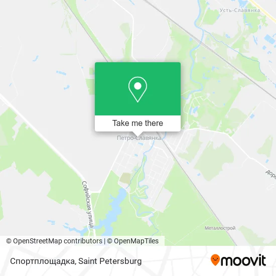 Спортплощадка map