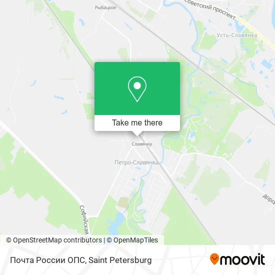 Почта России ОПС map