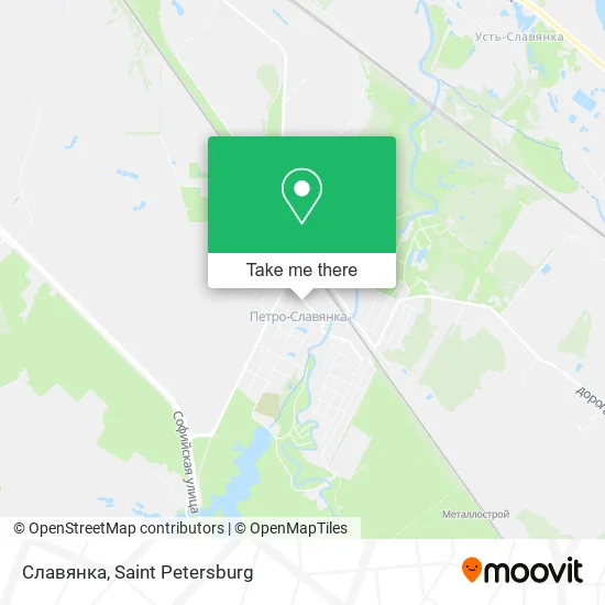 Славянка map