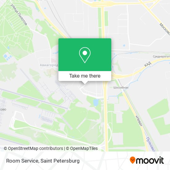 Room Service map