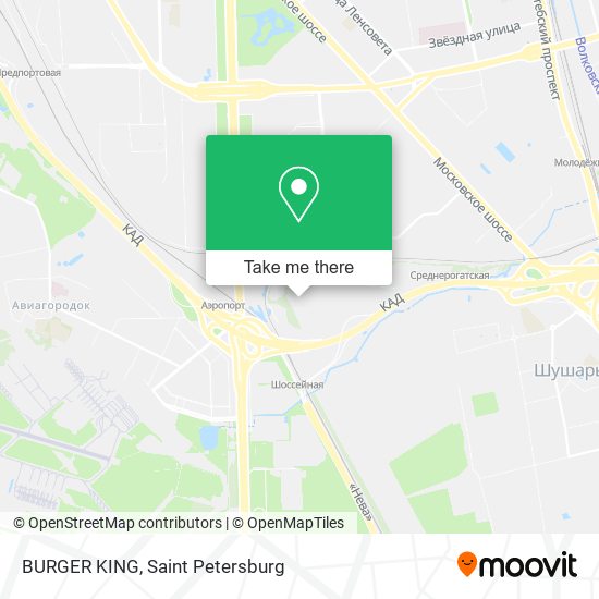 BURGER KING map
