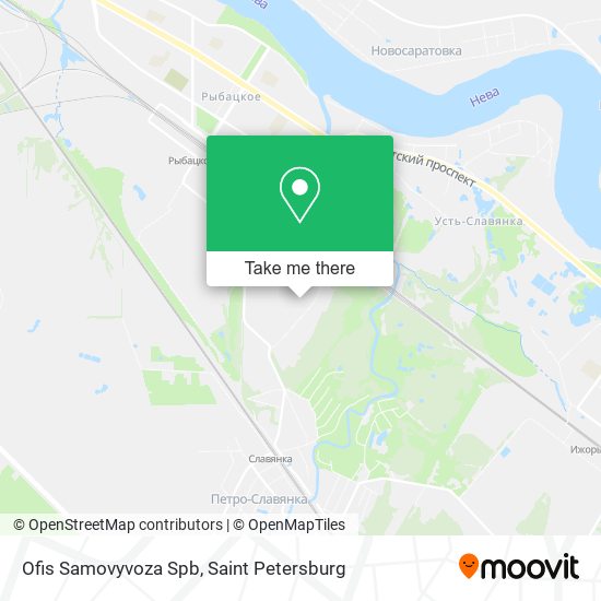 Ofis Samovyvoza Spb map