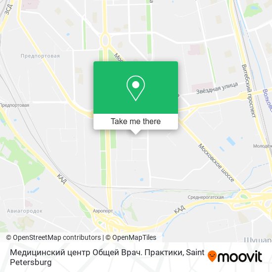 Медицинский центр Общей Врач. Практики map