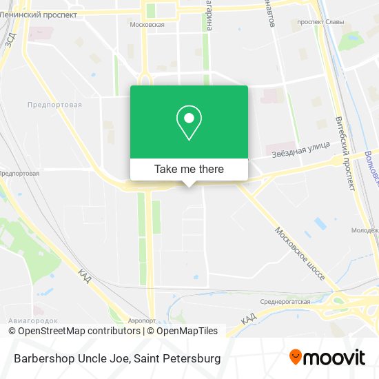 Barbershop Uncle Joe map
