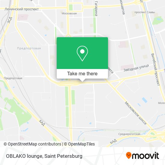 OBLAKO lounge map