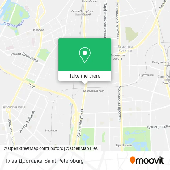 Глав Доставка map