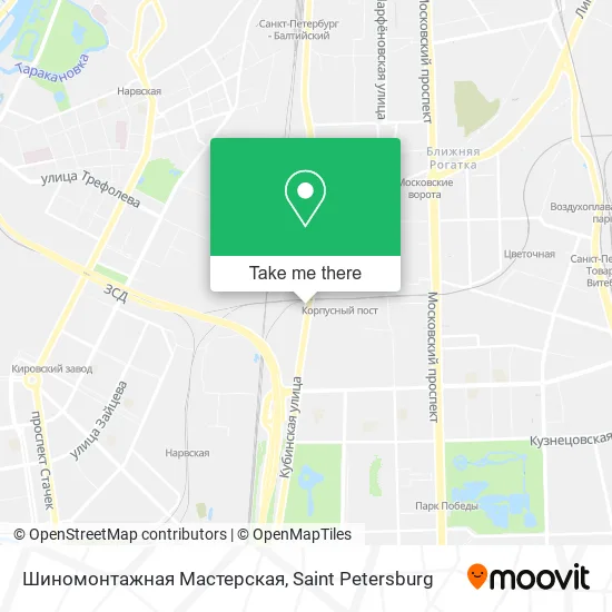 Шиномонтажная Мастерская map