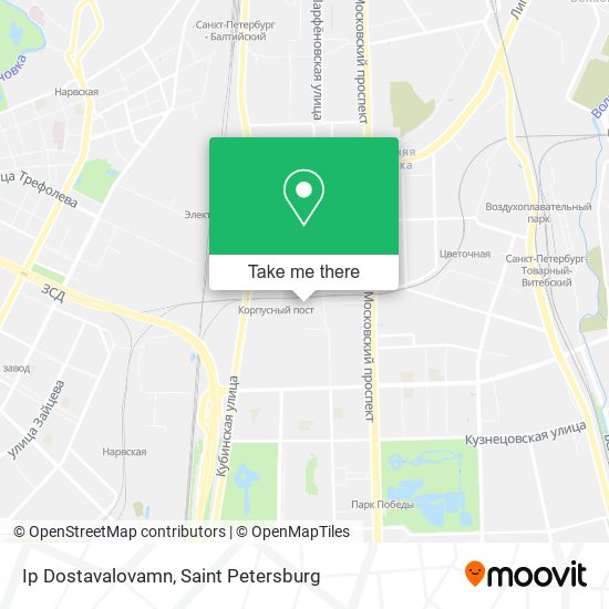 Ip Dostavalovamn map