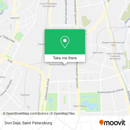 Don Deje map