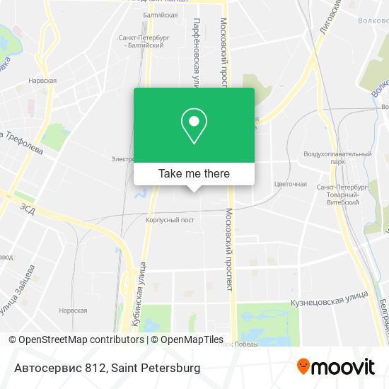 Автосервис 812 map