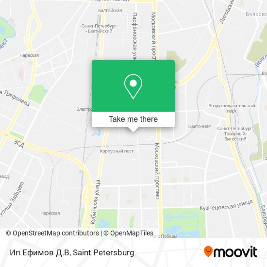 Ип Ефимов Д.В map