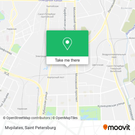 Mvpilates map