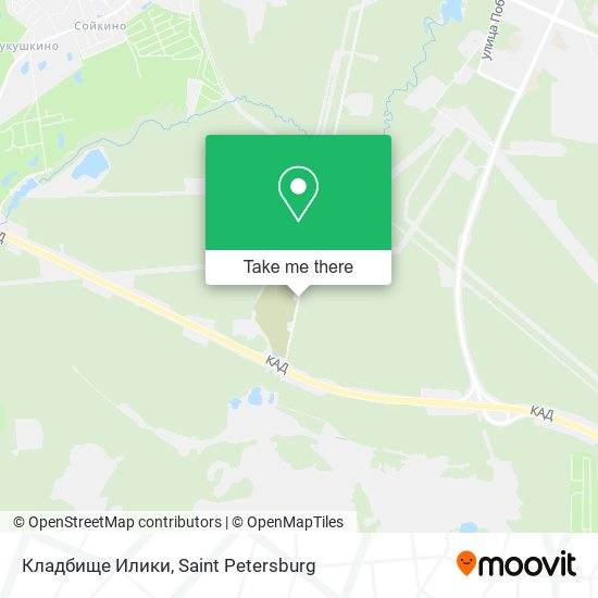 Кладбище Илики map