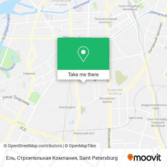 Ель, Строительная Компания map