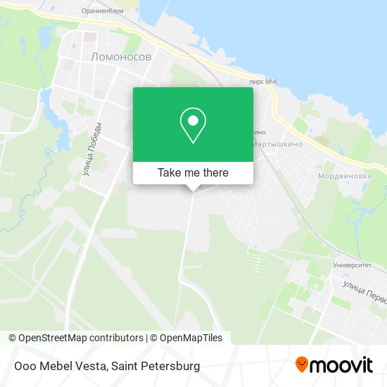 Ooo Mebel Vesta map