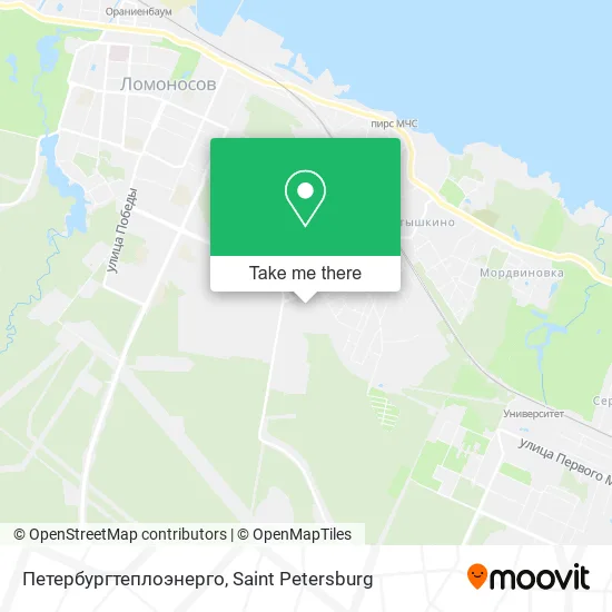 Петербургтеплоэнерго map