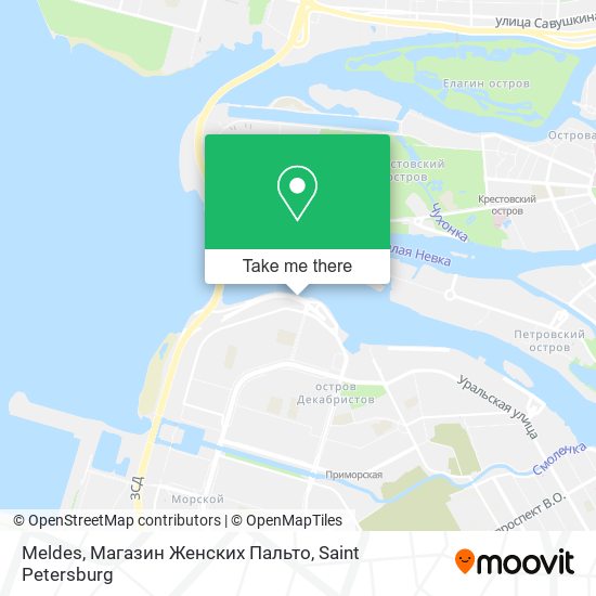 Meldes, Магазин Женских Пальто map