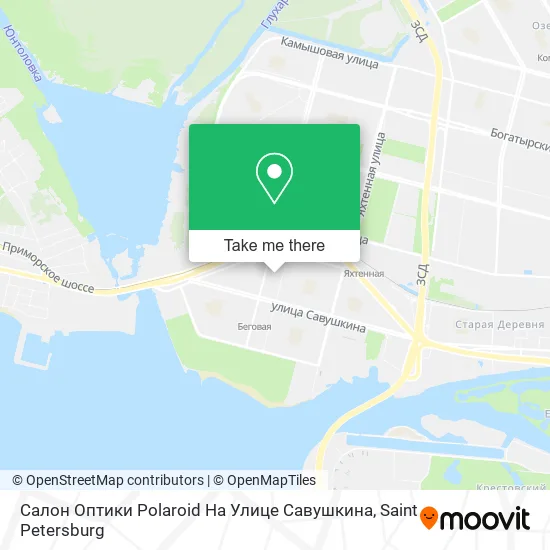 Салон Оптики Polaroid На Улице Савушкина map