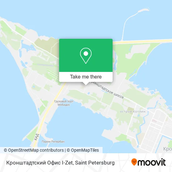 Кронштадтский Офис I-Zet map