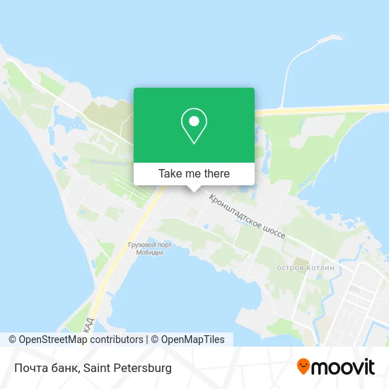 Почта банк map