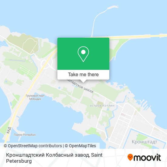 Кронштадтский Колбасный завод map