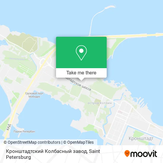 Кронштадтский Колбасный завод map