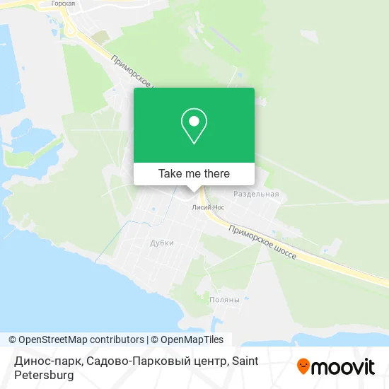Динос-парк, Садово-Парковый центр map