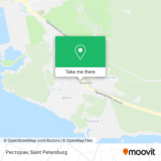 Ресторан map