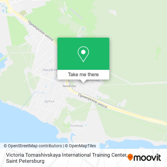 Victoria Tomashivskaya International Training Center map