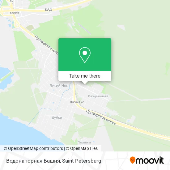 Водонапорная Башня map