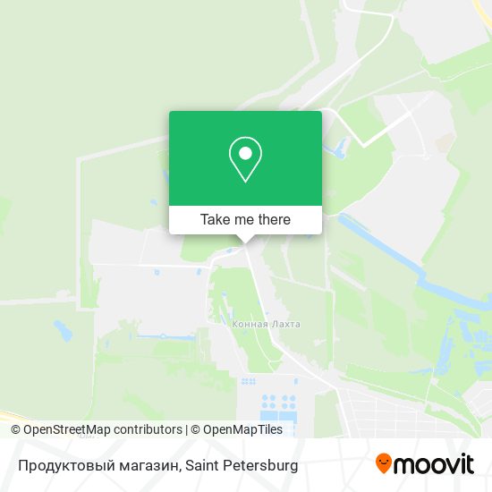 Продуктовый магазин map