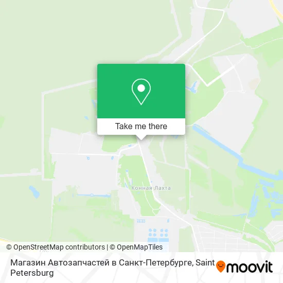 Магазин Автозапчастей в Санкт-Петербурге map