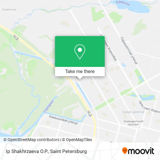 Ip Shakhrzaeva O.P. map