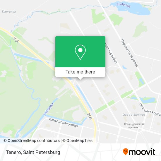 Tenero map
