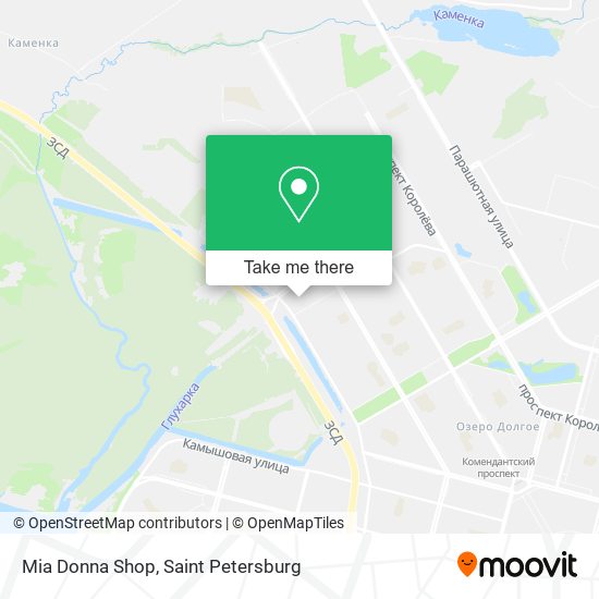 Mia Donna Shop map
