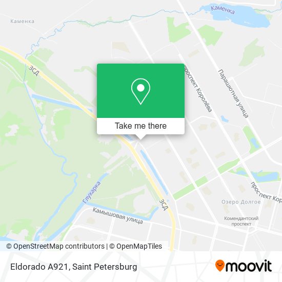 Eldorado A921 map