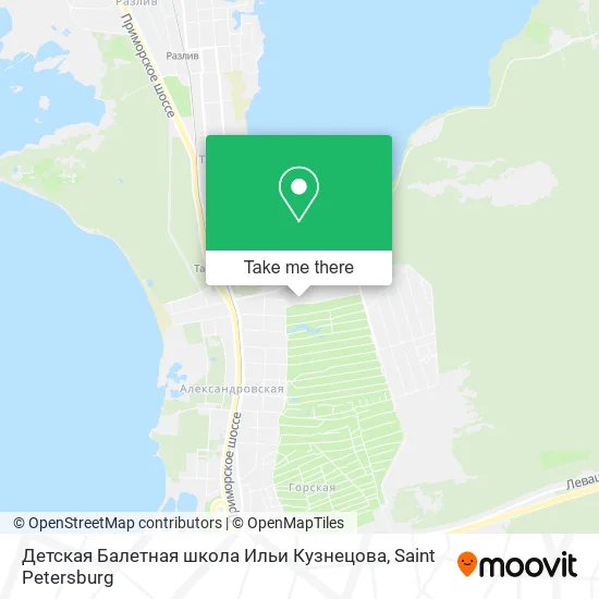 Детская Балетная школа Ильи Кузнецова map