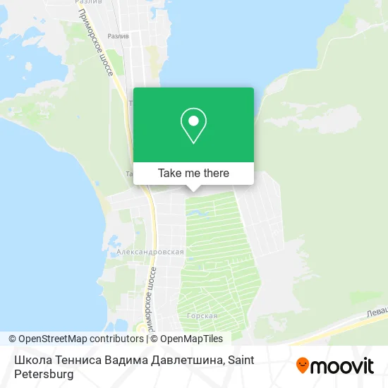 Школа Тенниса Вадима Давлетшина map