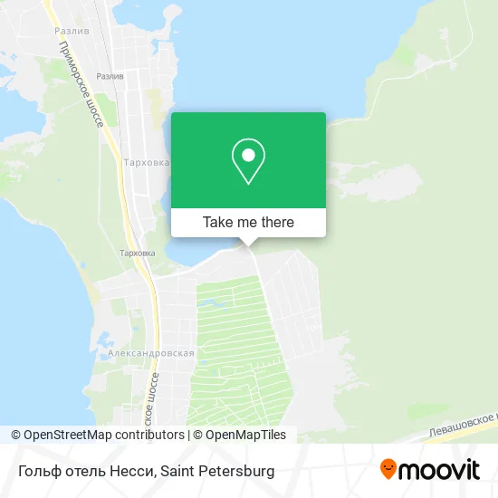 Гольф отель Несси map