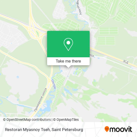 Restoran Myasnoy Tseh map
