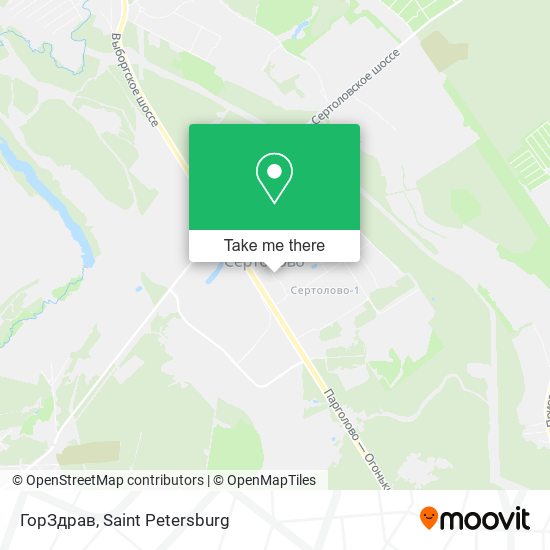 ГорЗдрав map