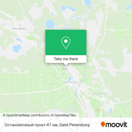 Остановочный пункт-47 км map