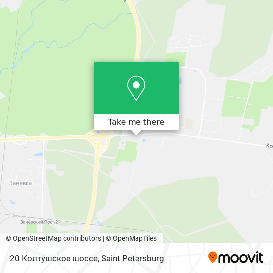 20 Колтушское шоссе map